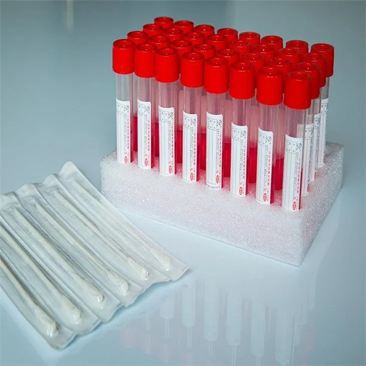 Jednorázová zkumavka na odběr virů